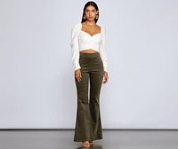 Bring The Flare Corduroy Pants