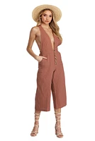 Trendsetter Stripes Culotte Jumpsuit