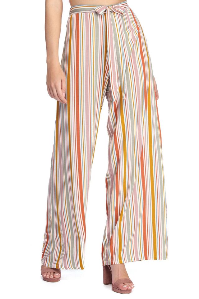 Funky Striped Pocket Pants