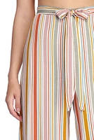 Set Me Up Stripes Flared Pants