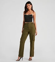 Casual Slay Wide-Leg Cargo Pants