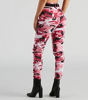 Blend Mid-Rise Camo Joggers