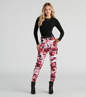 Blend Mid-Rise Camo Joggers
