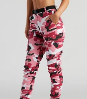 Blend Mid-Rise Camo Joggers