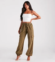 Stylish Adventure Twill Cargo Joggers
