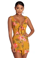 Tropical Floral Escape Romper