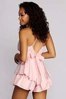 Babygirl Striped Romper