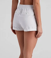 Effortless Summer Days Cuffed Shorts