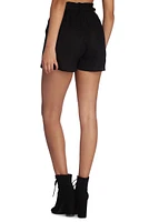 Lovely Linen Paper Bag Shorts