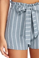 Set Stripes Paperbag Shorts