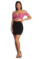 Something New Mini Skirt