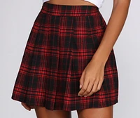 Preppy And Pleated Skirt