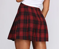 Preppy And Pleated Skirt
