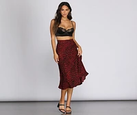 Sassy Flare Midi Skirt