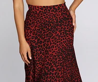 Sassy Flare Midi Skirt