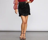 So Sweet Satin Mini Skirt