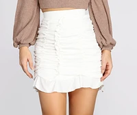 So Sweet Satin Mini Skirt