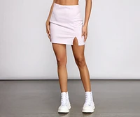 Pretty And Chic Plaid Mini Skirt