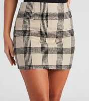 Forever Plaid Woven Skirt