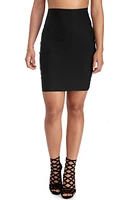 Basic High Waist Pencil Skirt