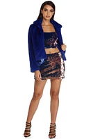 Pure Iridescence Mini Skirt