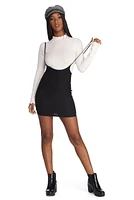 Intellectual Suspender Mini Skirt