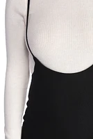 Intellectual Suspender Mini Skirt