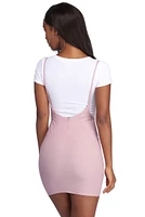 Intellectual Suspender Mini Skirt
