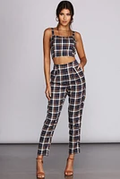 Plaid It Up Pants