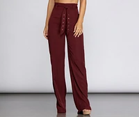 High Waist Paperbag Pants