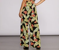 Tropical Escape Wide Leg Pants