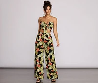 Tropical Escape Wide Leg Pants