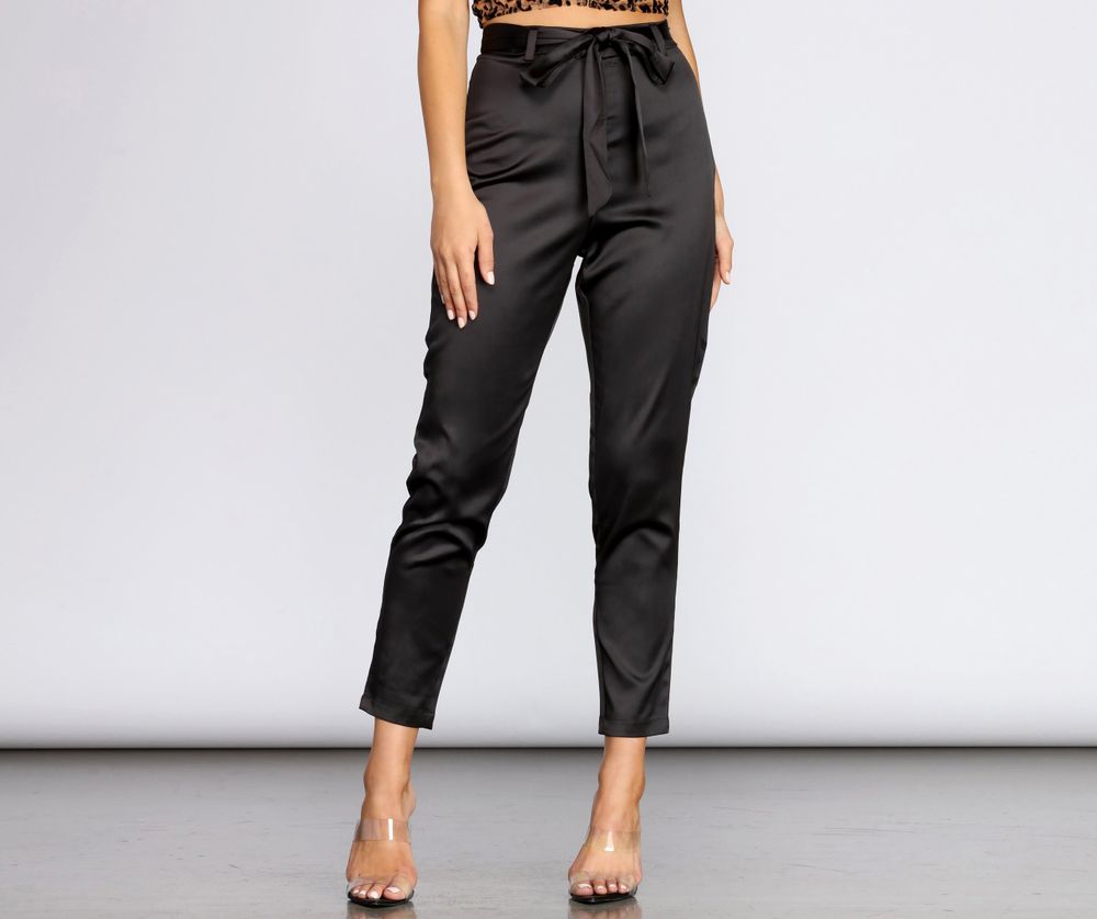 High Waist Tapered Pants | Loft