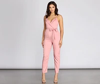 Classic Chic Tapered Jumpsuit