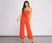 First Class Strapless Jumpsuit