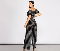 Nautical Babe Striped Jumpsuit