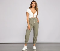 Casual-Chic Trouser Joggers