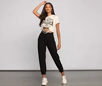 Casual-Chic Trouser Joggers