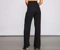 So Posh High Waist Flared Pants