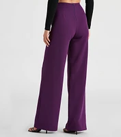 She Means Business Wide-Leg Pants