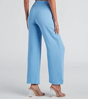 The Right Path Wide-Leg Trouser Pants