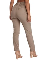 Classic Paper Bag Tie Waist Pants