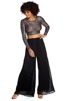 Girl Pleats World Wide Pants