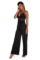 Sultry Lace Top Jumpsuit