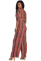 Diving Into Stripes Jumpsuit