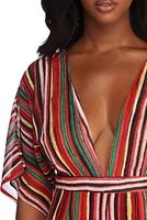 Diving Into Stripes Jumpsuit