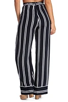Stylish Stripes High Waist Pants