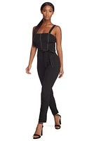 Contrast Stitch Catsuit
