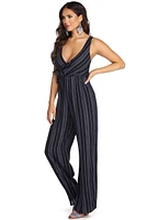 Tied To Tribal Stripes Jumpsuit