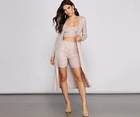 Sassy Sequins Biker Shorts